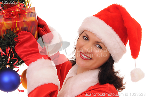 Image of woman santa