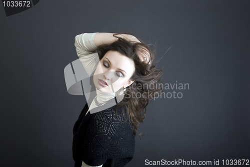 Image of Portrait of a young girl    	