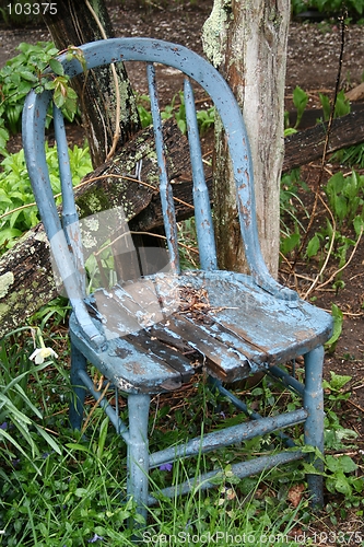 Image of Old Blue Chair