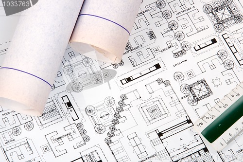 Image of Architect's Drawing and Plans