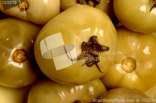 Image of pickled tomatoes