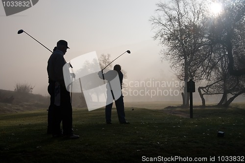 Image of Morning Golfers