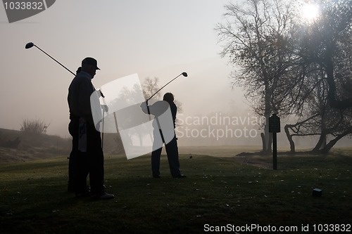 Image of Morning Golfers