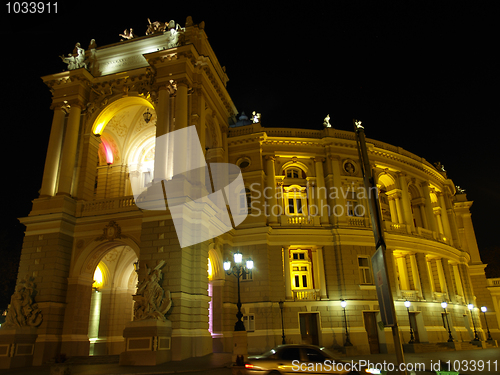 Image of Opera Theatre Building in Odessa Ukraine