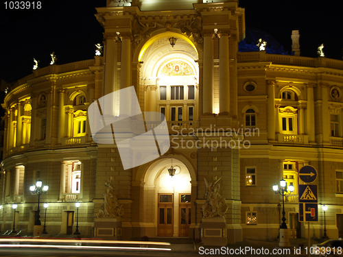 Image of Opera Theatre Building in Odessa Ukraine