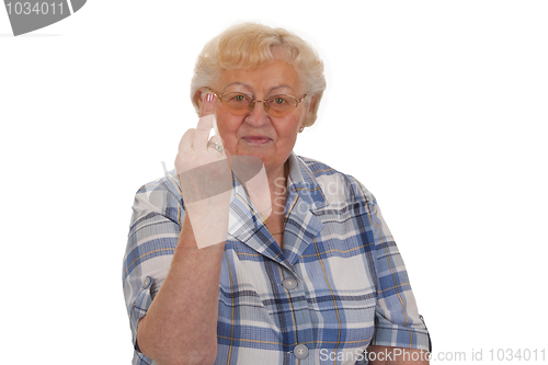 Image of Middle finger sign