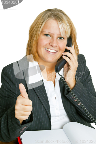 Image of Freindly Businesswoman