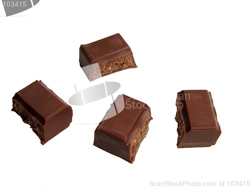 Image of Chocolate pieces