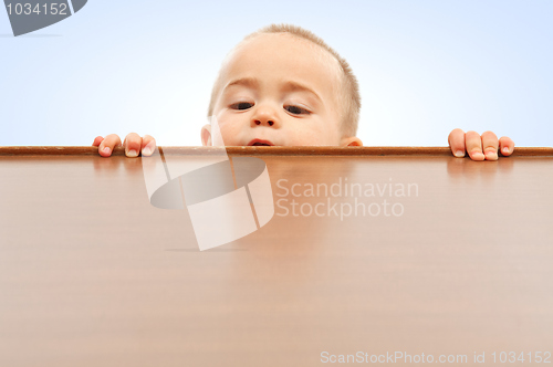 Image of Looking up onto table