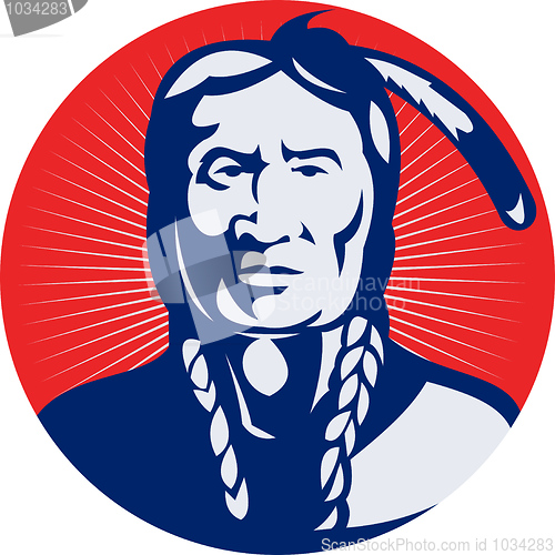 Image of native american indian chief