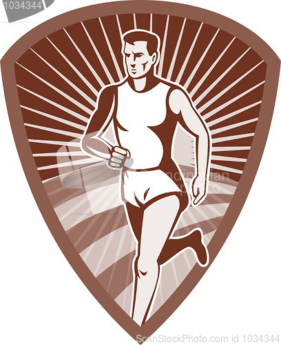 Image of Marathon athlete sports runner
