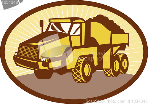 Image of mining Tipper dumper dump truck