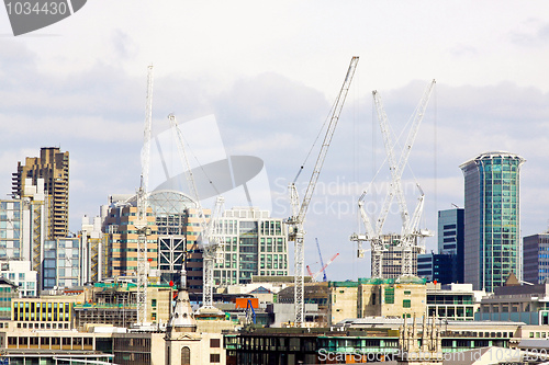 Image of London construction site