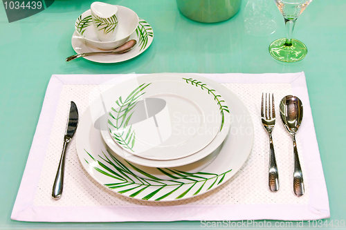 Image of Table turquoise