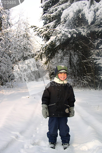 Image of Boy in Winter