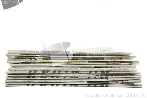 Image of Pile of old newspapers