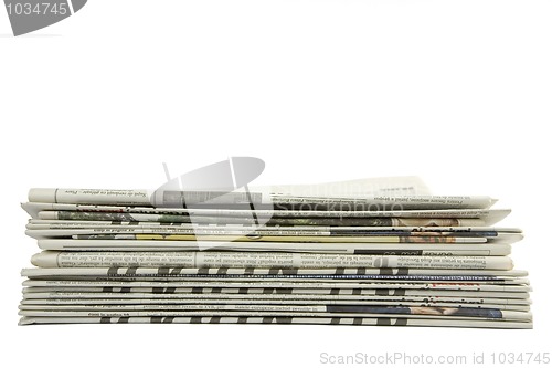 Image of Pile of old newspapers