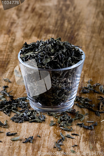 Image of green tea in glass