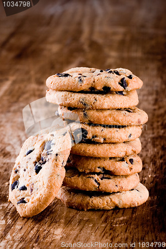 Image of stack of fresh baked cookies