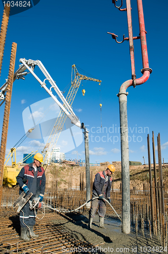 Image of workers on concrete works