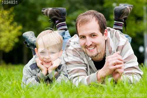 Image of Father and son