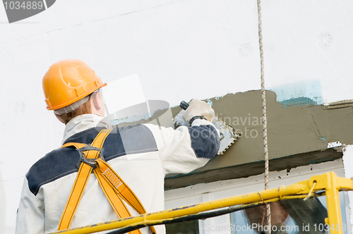 Image of facade stopping and surfacer works