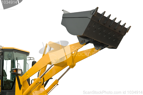 Image of isolated loader shovel