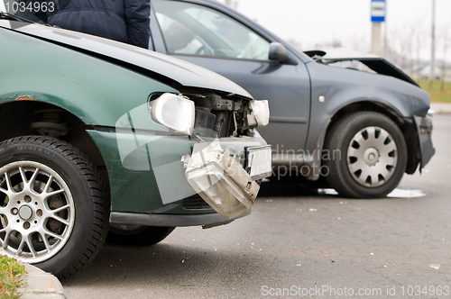 Image of Car accident crash