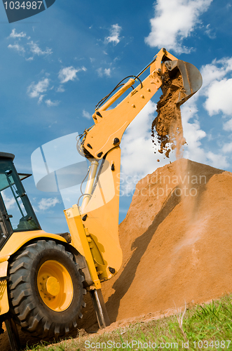 Image of Loader excavation construction works