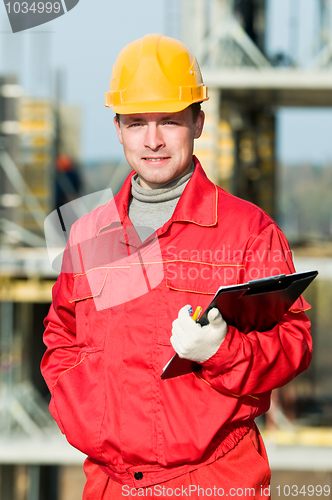 Image of builder inspector worker