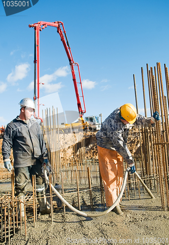 Image of workers on concrete works