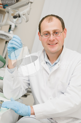 Image of dentist doctor man
