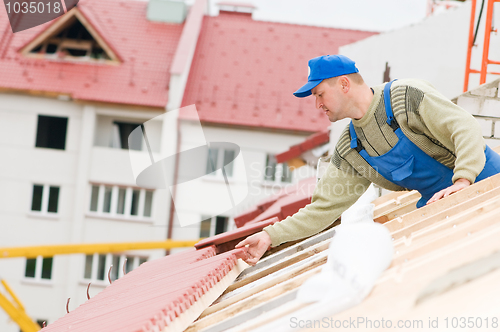 Image of roofing tiling works