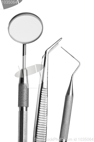 Image of set of dental care tool