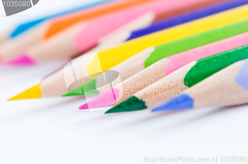 Image of Group of coloured pencils 