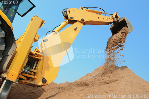 Image of Excavator Loader with backhoe works