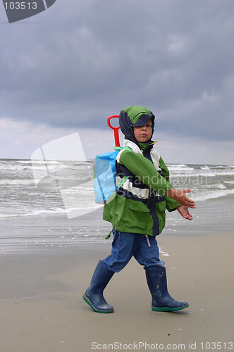 Image of Child near the Sea