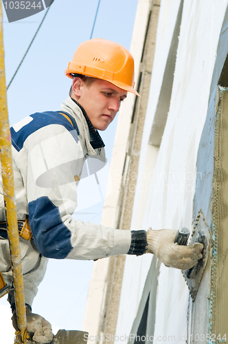 Image of facade stopping and surfacer works