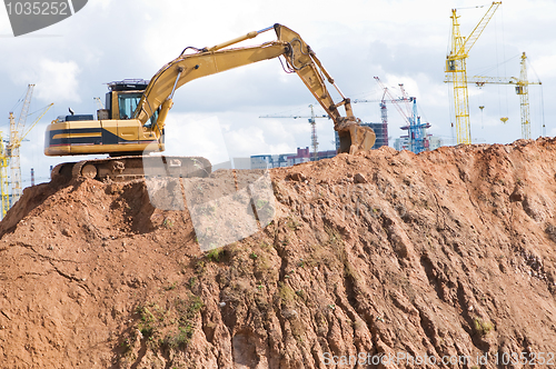 Image of loader excavator