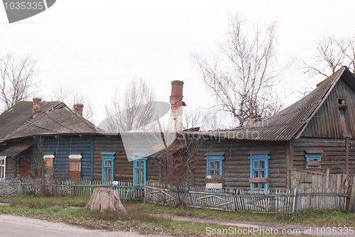 Image of The destroyed rural house