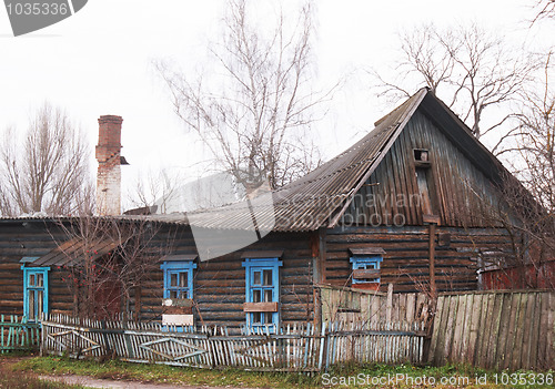 Image of The destroyed rural house