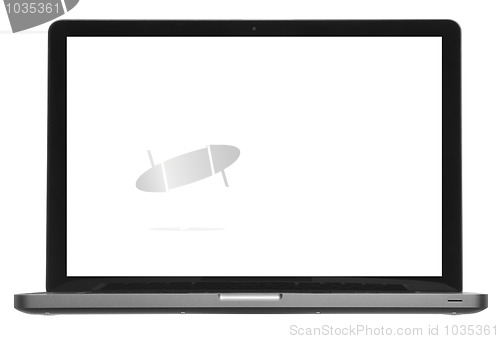 Image of Laptop or computer isolated on white