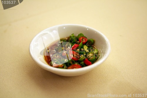 Image of Chilli in soya sauce