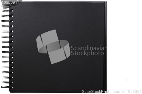 Image of Black photo album