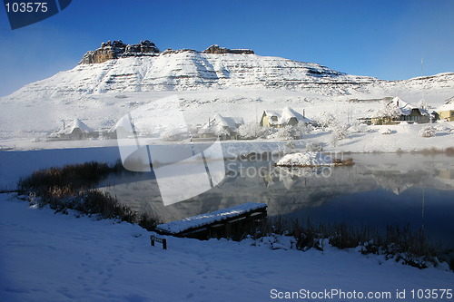 Image of Snow Covered Mountain