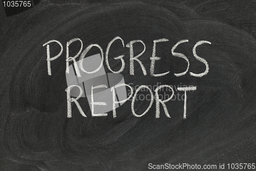Image of progress report