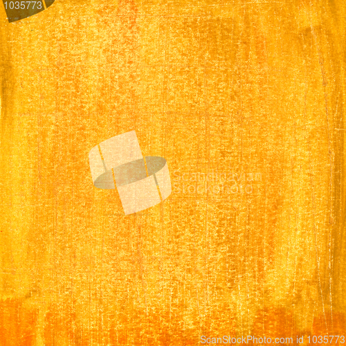 Image of grunge yellow and orange painted paper texture