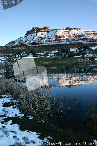 Image of Snow covered mountain