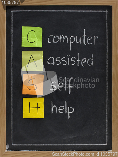 Image of computer assisted self help (CASH)