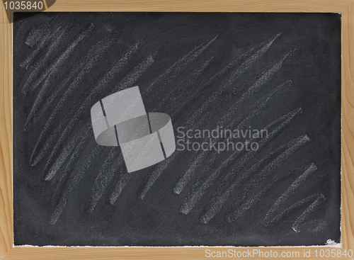 Image of blank blackboard with chalk smudges